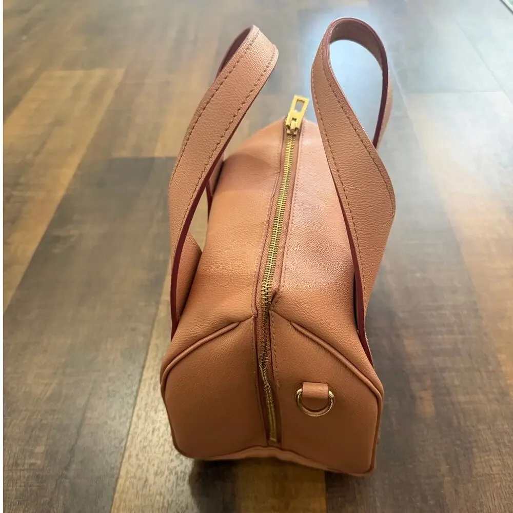 Bimba Y Lola Blush Pink Mini Bowler Bag Gold Hardware - Picture 8 of 10